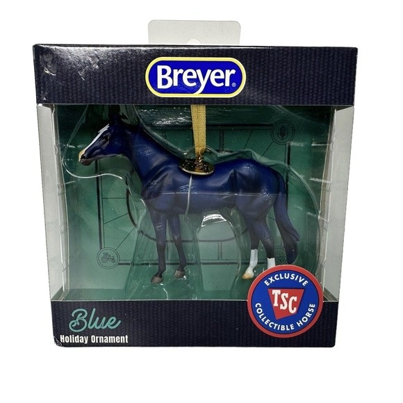 Holiday Breyer Blue Holiday Ornament Ffa Collectible Quarter Horse 222 Tsc Exclusive Poshmark